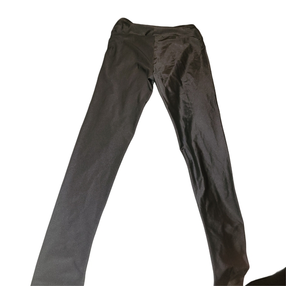 GUESS Shimmery Silver Leggings with Logo S - Picture 3 of 3